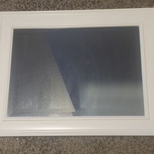 Elegant White Framed Mirror